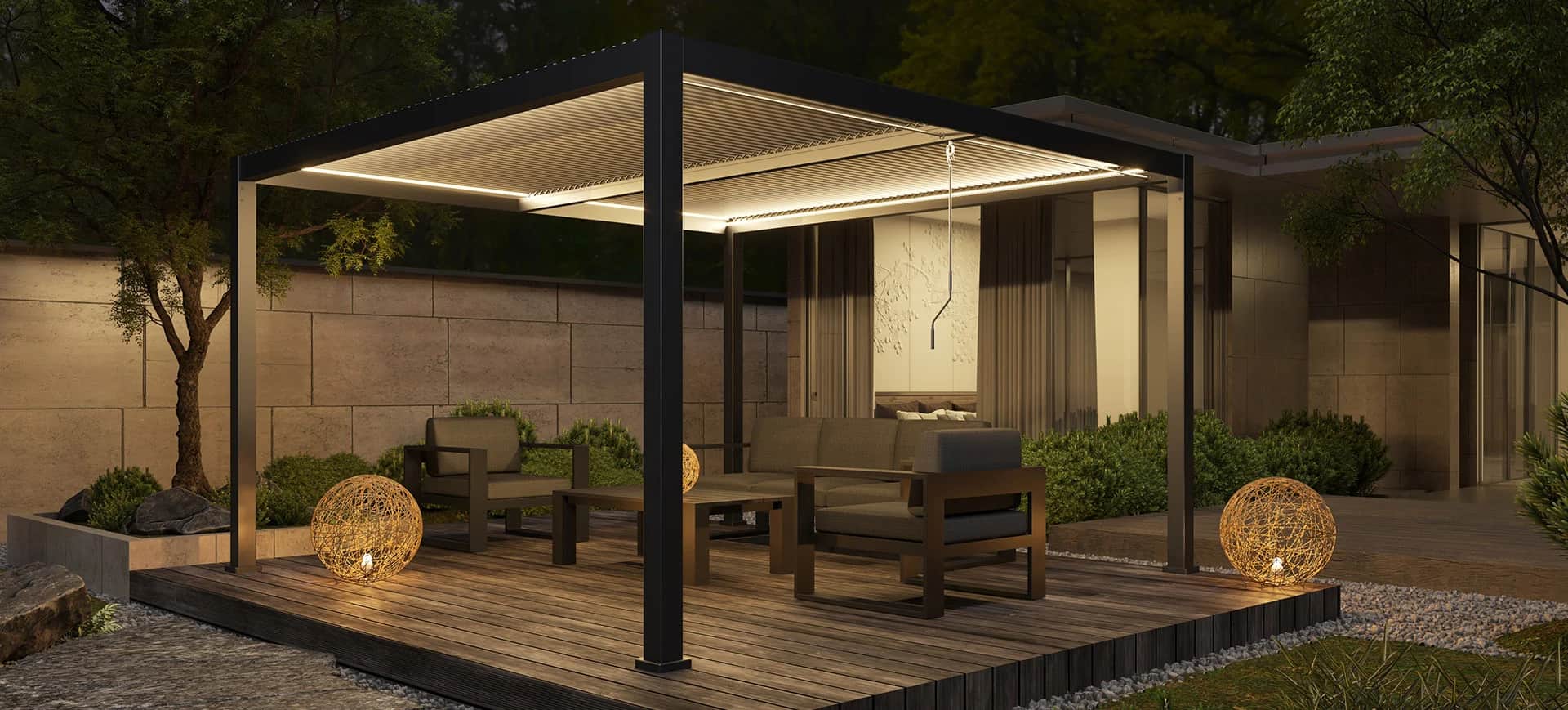Shade structure example 2 — Dhilal Al Qamar Tents & Shades