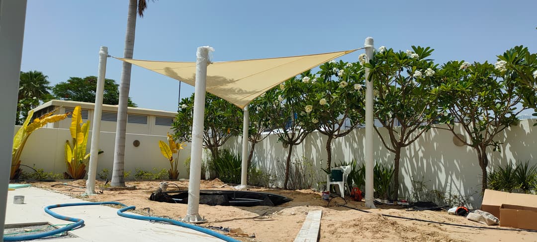 PLAY AREA TENSILE SHADES