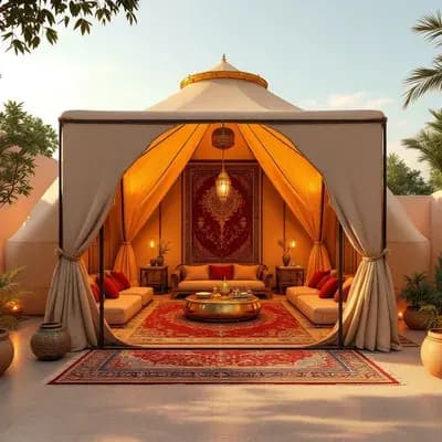 Majlis Tents — view 3 by Dhilal Al Qamar Tents & Shades, UAE