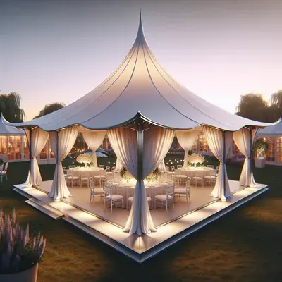 Pagoda Tents — view 3 by Dhilal Al Qamar Tents & Shades, UAE