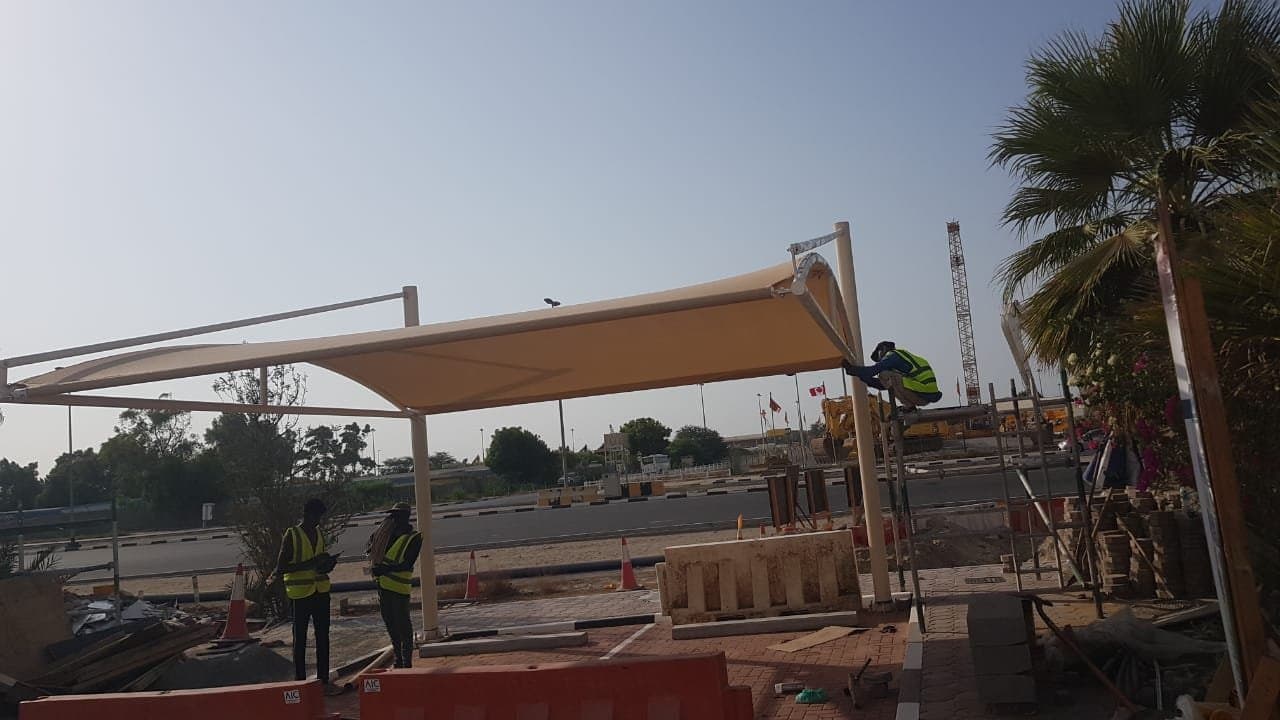 Jebel Ali Bus Stop Car Parking Shades — RTA, Dubai