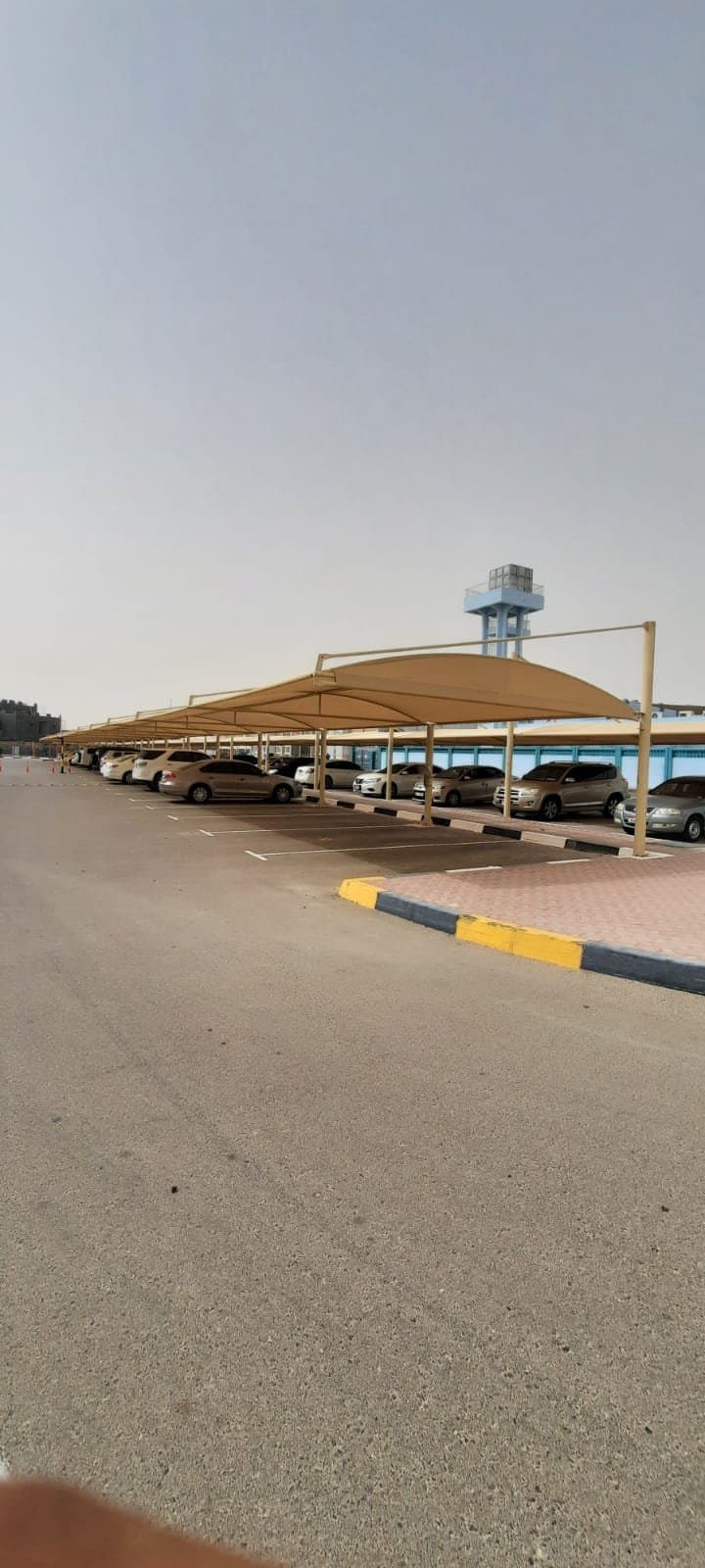 Top Support Car Parking Shades — Abu Dhabi
